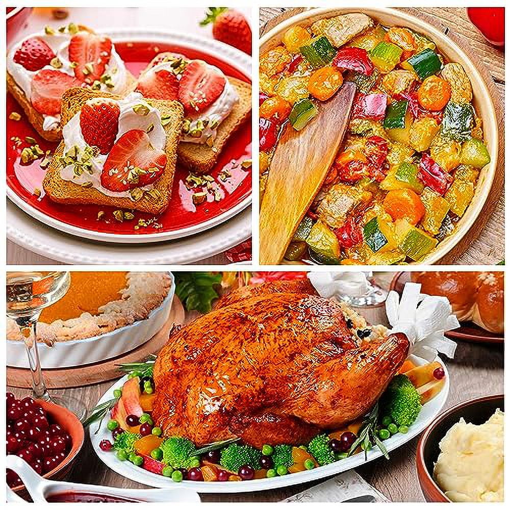 Royalcraft 22 Quart Electric Turkey Roaster Oven with Visible & Self-Basting Lid, Stainless Steel
