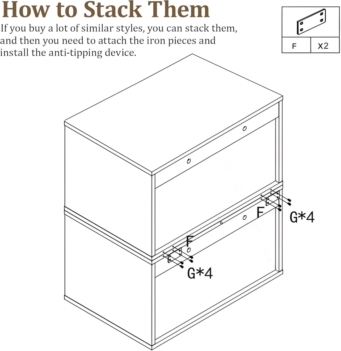 Superjoe Cube Storage Organizer with Acrylic Door, White Stackable Bookshelf, Modular Cubby Storage System, Cubby Organizer Wooden Display Shelf for Closet, Living Room, Bedroom, Apartment, Dorm