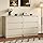 RoyaCraft Wide Nightstand with 3 Drawers, Modern Chest of Drawers for Bedroom, Large End Table with Hidden Pull-out System, Wooden Dresser for Living Room, Entryway