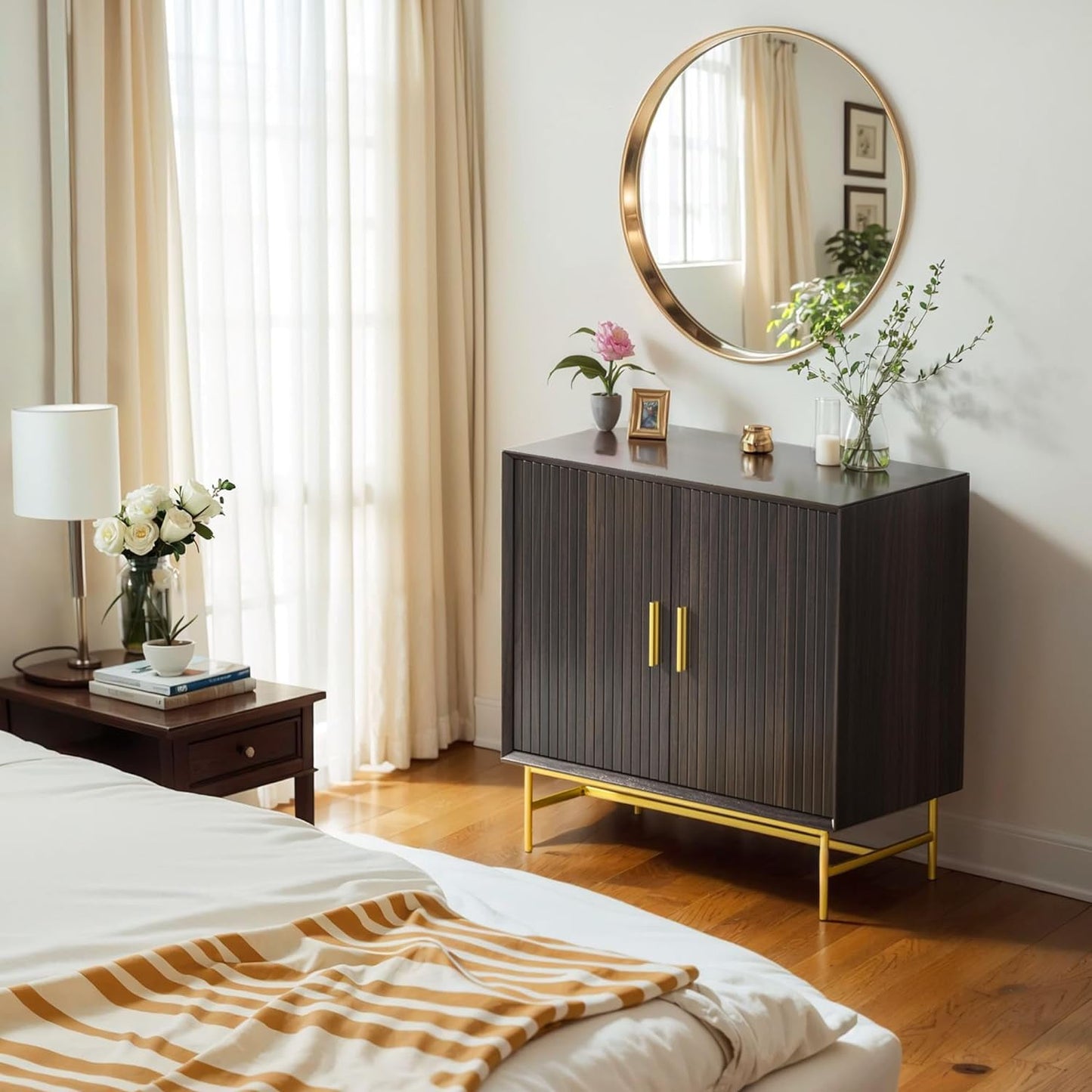 RoyalCraft Sideboard Buffet Storage Cabinet Set