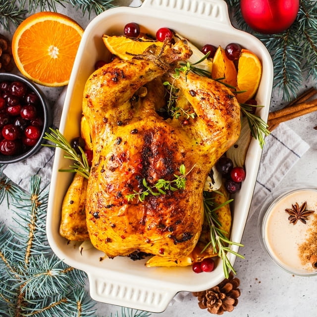 RoyalCraft 20 Quart Electric Turkey Roaster Oven with Visible Glass Lid, with Removable Pan & Rack, Stainless Steel, Black