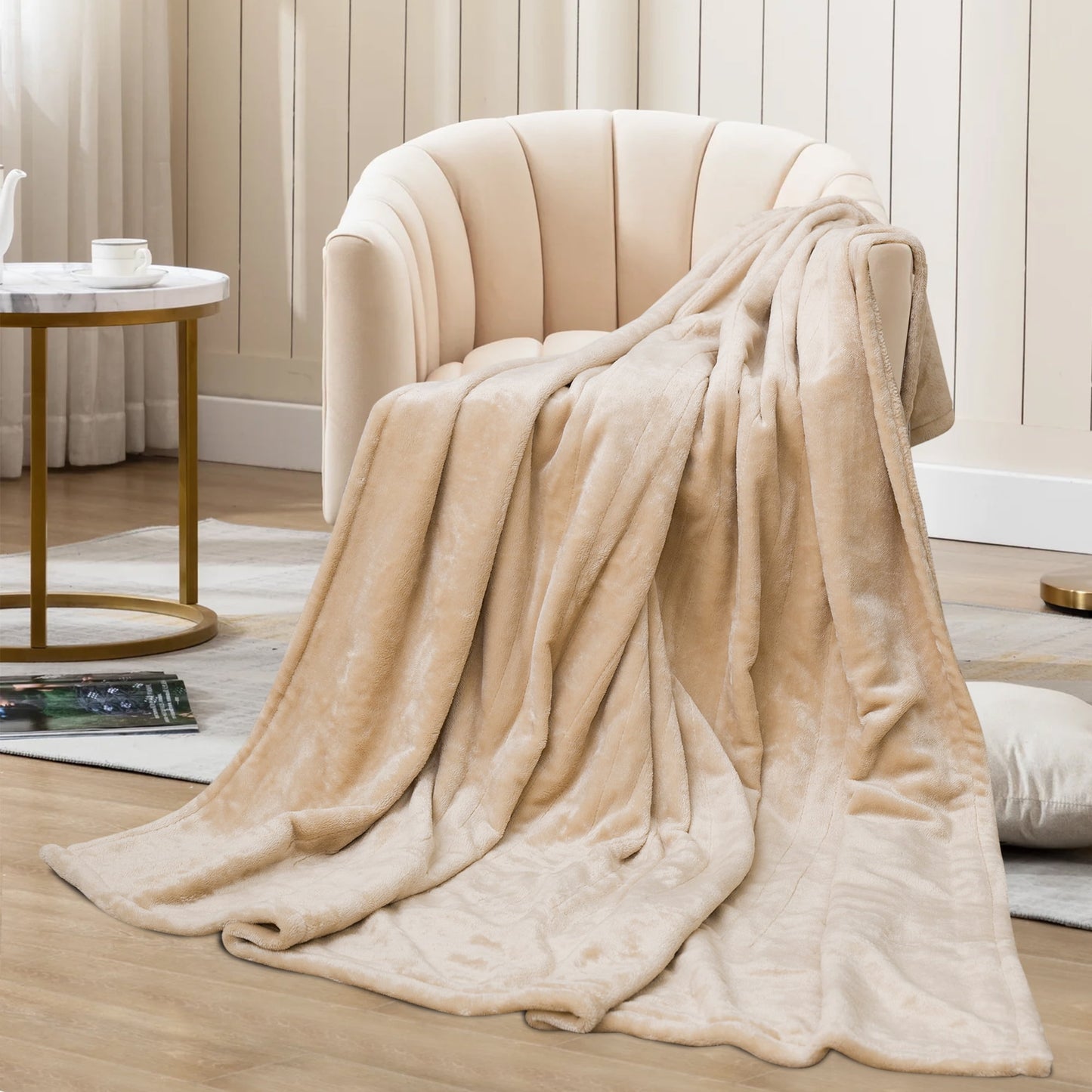 Electric Blanket Queen Size with Dual Controllers,10 Heating Levels& 12 hours Auto-off,Overheat Protection,Red