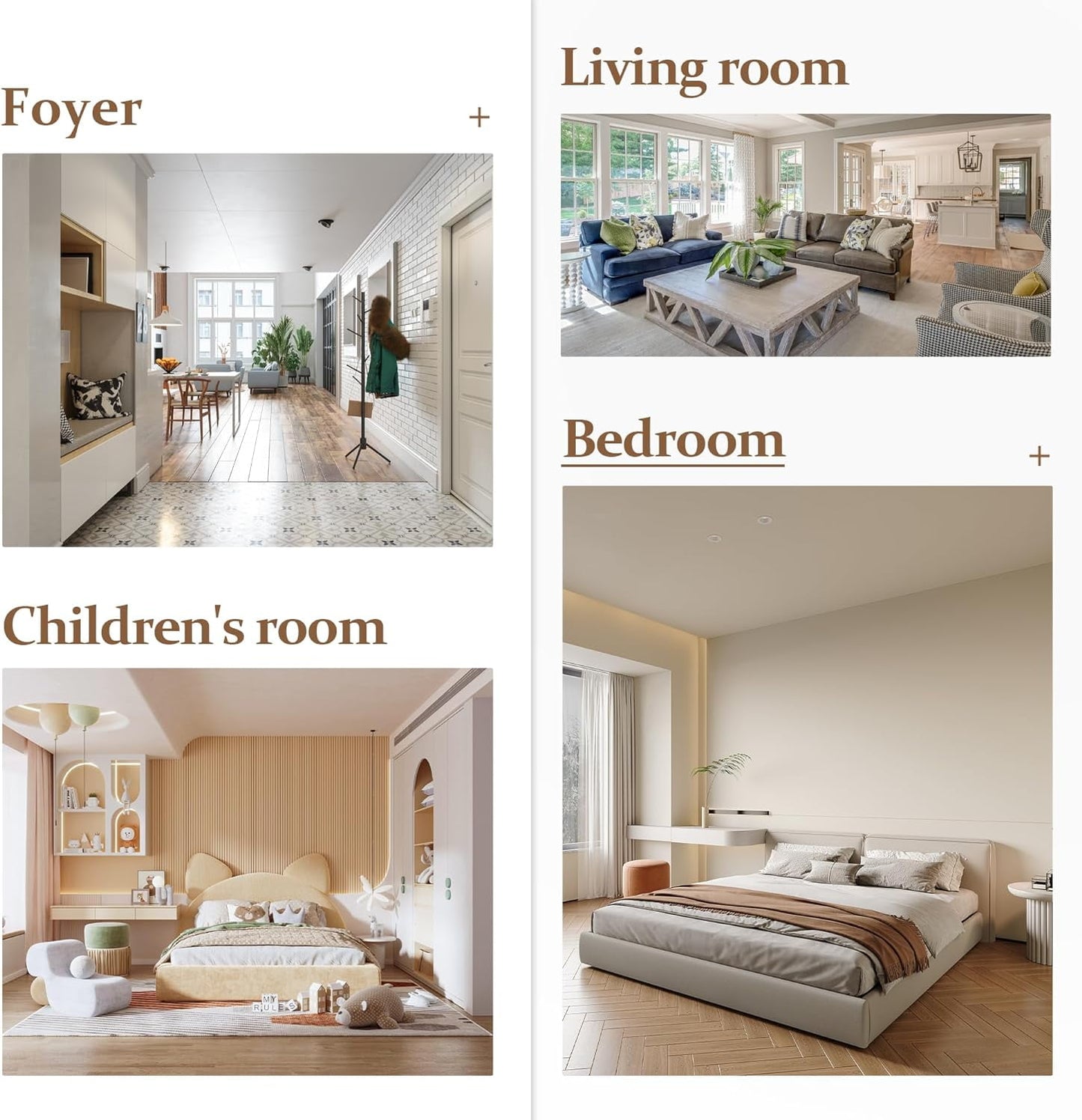 White 6 Drawer Dresser 47" Wide, Modern Wood Chest of Drawers, Double Silent Slide Drawers Storage Organizer Cabinet for Bedroom, Nursery, Living Room, Hallway