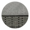 Royalcaft 2 Piece Outdoor Patio Wicker Armchairs, All Weather Outside Rattan Chair Patio Furniture Set with Blue Cushions