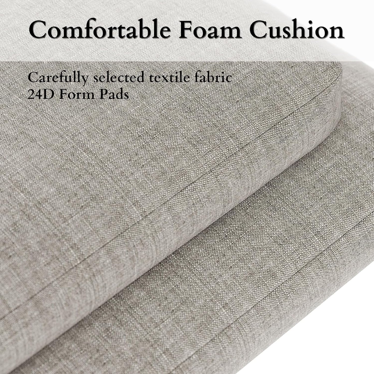 RoyalCraft 6 Pieces Patio Dining Sets, Aluminum Outdoor Dining Table with 4 Chairs and Bench, Outdoor Patio Dining Furniture Set with Removable Cushion for Lawn, Garden, Backyard, Brown