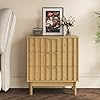 Royalcraft 3 Drawer Dresser, Modern Chest of Drawers with Fluted Panel Design, Wooden Storage Nightstand Side Table with Chic Edge Pull, Perfect for Bedroom, Living Room, Entryway