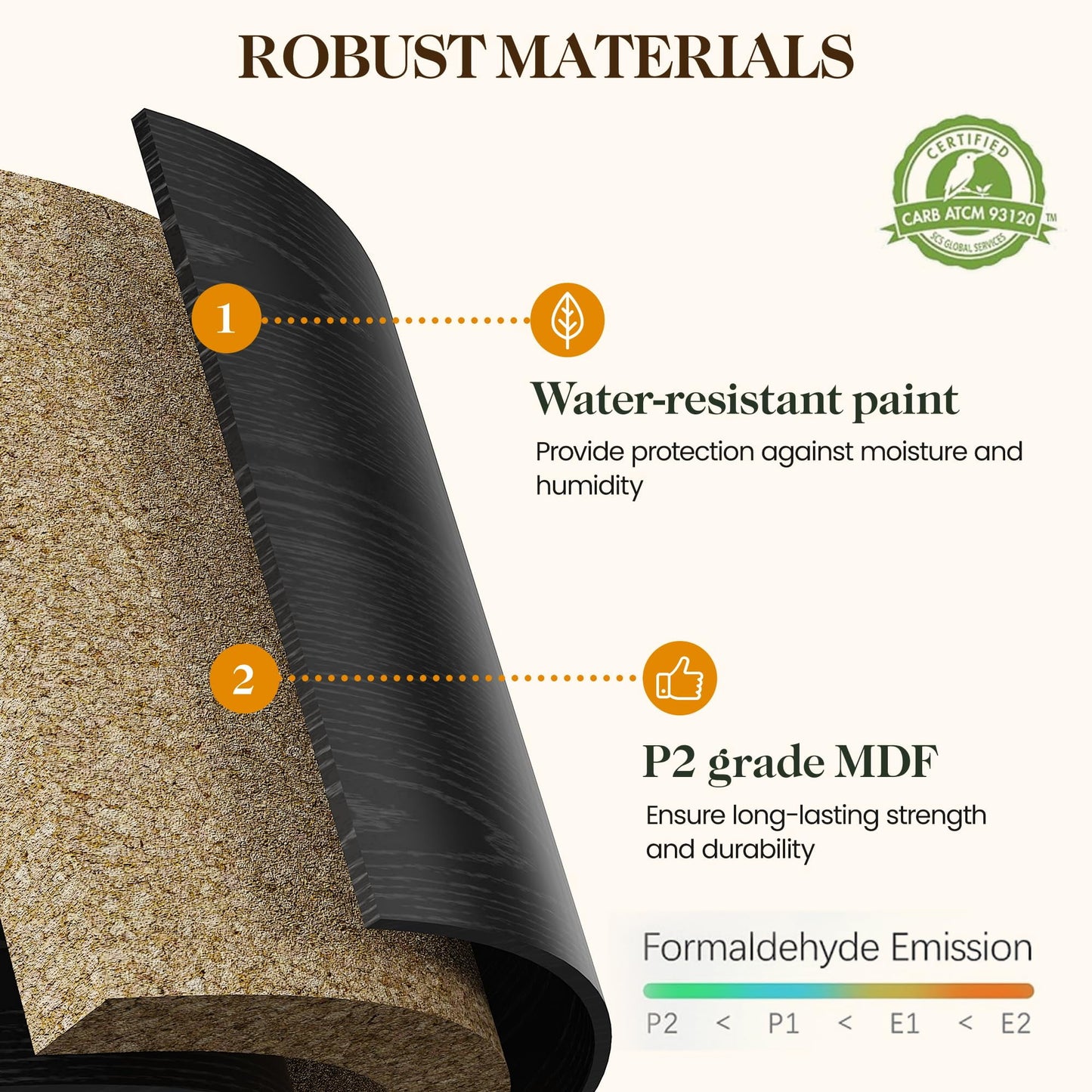 RoyalCraft Bathroom Mirror Cabinet, Wall Mount Medicine Cabinet with Adjustable Shelves, Towel Bar, Black