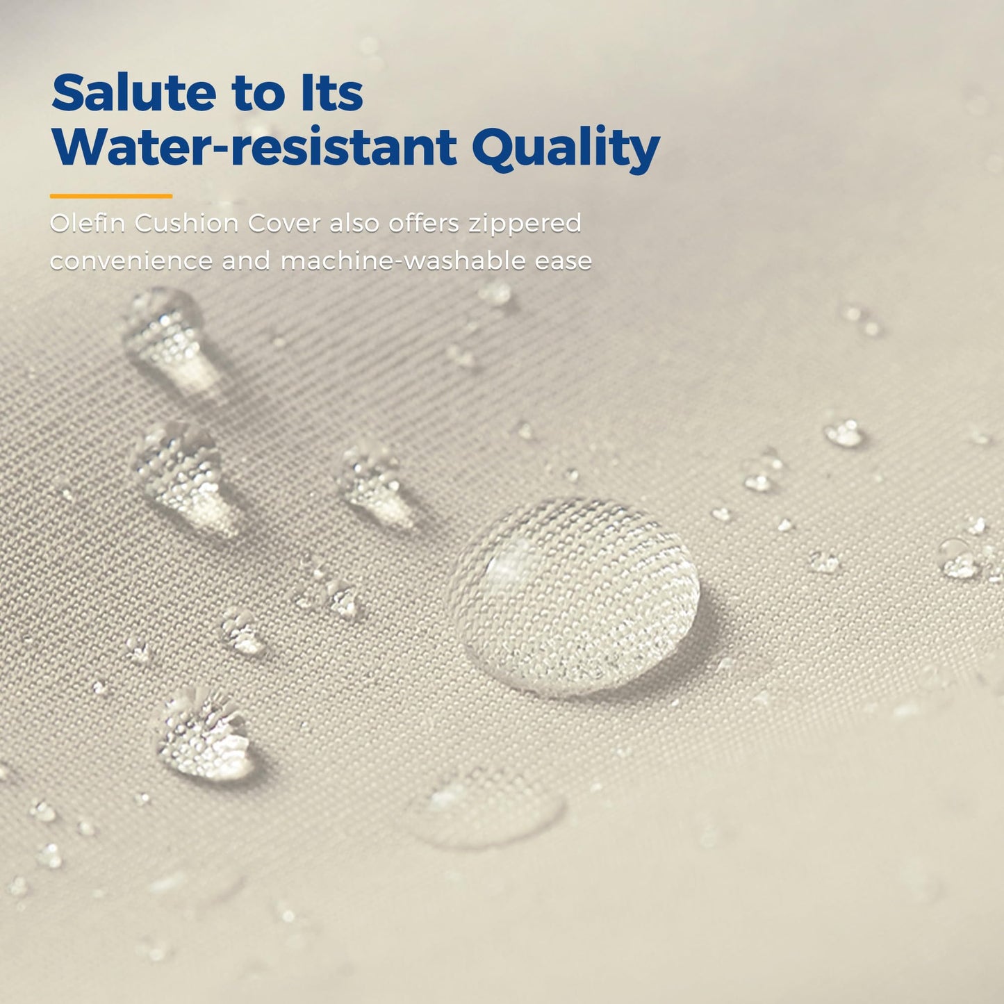 CozyHome Aluminum Outdoor Patio Furniture Set, 4 Pieces Modern Patio Sectional Sofa Conversation Set, Outdoor Seating Set with Coffee Table for Deck Garden Backyard, Beige