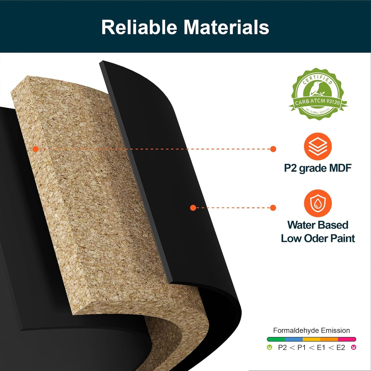 Royalcraft Nightstands, Modern 3-Drawer Bedside Tables with Gold Round Knobs, Wooden End Tables, Accent Chests of Drawers for Bedroom, Living Room, Hallway, or Closet