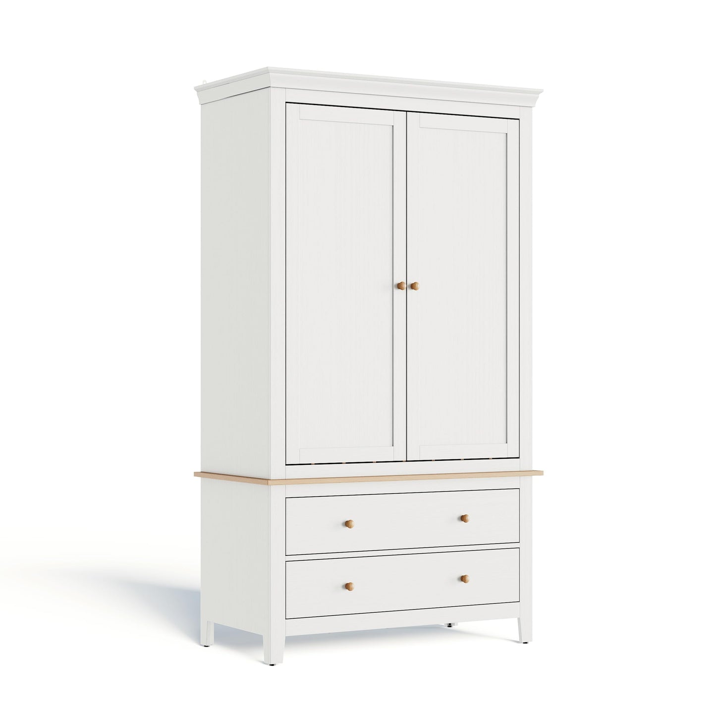 Superjoe 70'' Kitchen Pantry Cabinet, Tall Storage Cabinet , Freestanding Cupboard with 8 Hanging Shelves and Adjustable Shelves for Kitchen, Dinging Room,Living Room, White
