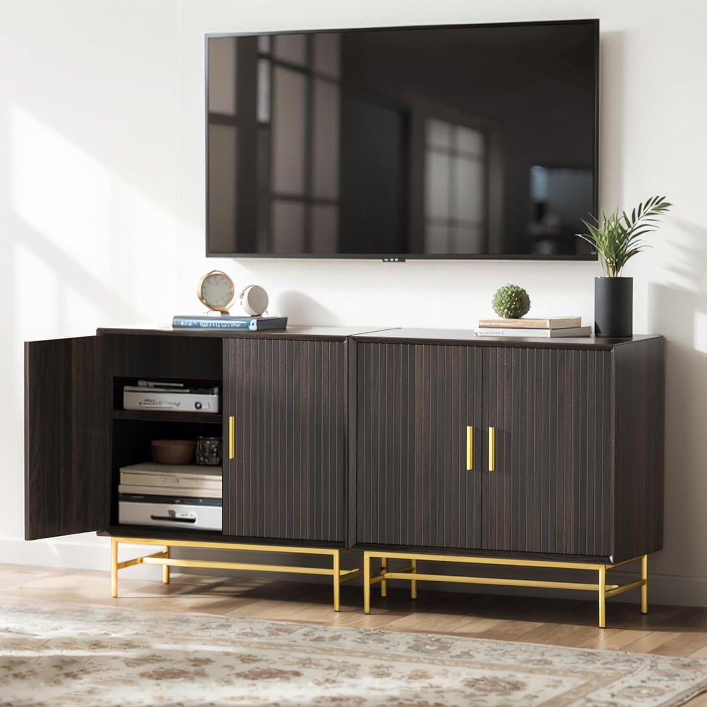 RoyalCraft Sideboard Buffet Storage Cabinet with Doors