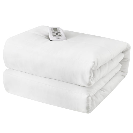 RoyalCraft Twin Size Heated Mattress, Electric Bed Mattress Pad with 12-Hour Timer & 10 Heat Settings, Full Bed Warmer, Machine Washable, 39" x 75"