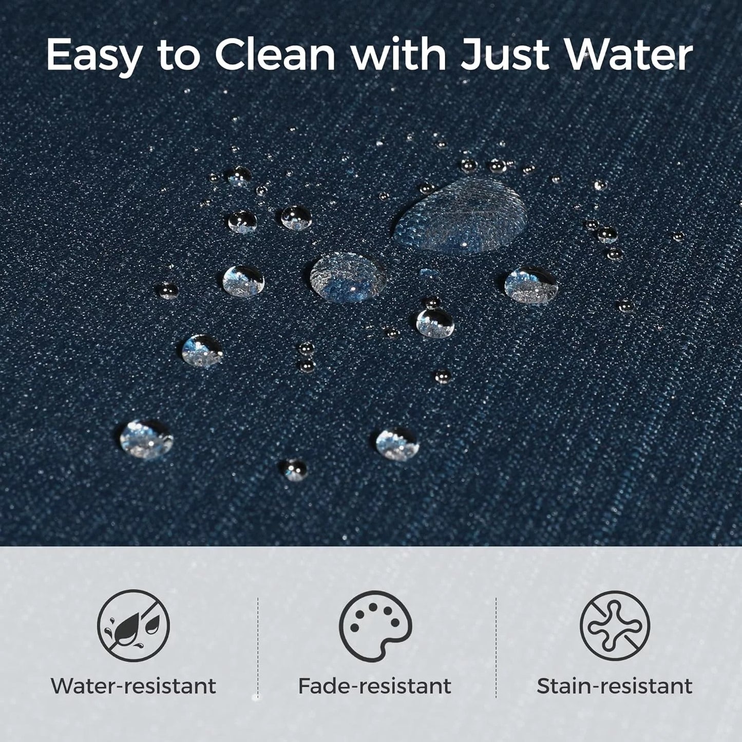 Royalcraft 9 Pieces Patio Furniture Sets, All-Weather Outdoor Sectional Wicker Conversation Set Outside Rattan Couch Sofa with Storage Box, Coffee Table, and Blue Cushion