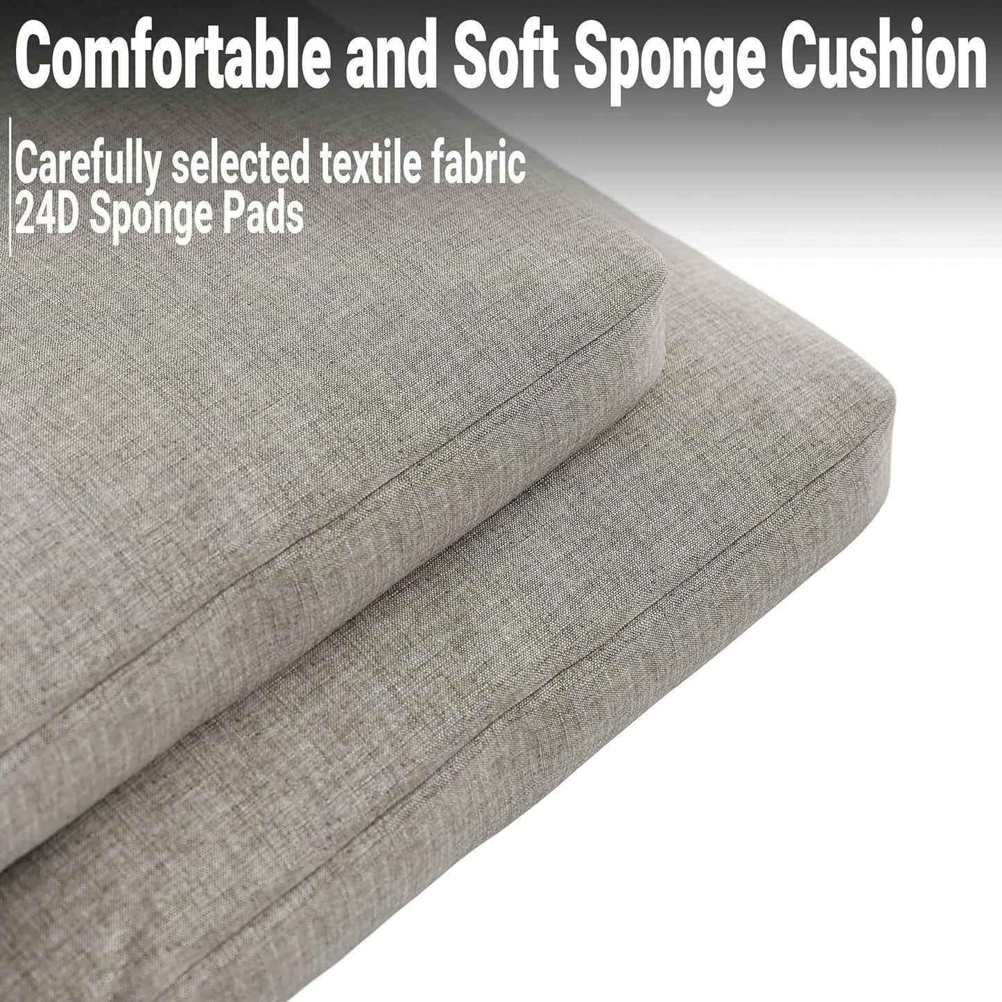 RoyalCraft 5 Pieces Patio Dining Sets, Aluminum Outdoor Dining Table with 4 Chairs, Outdoor Patio Dining Furniture Set with Removable Cushion for Lawn, Garden, Backyard, Brown