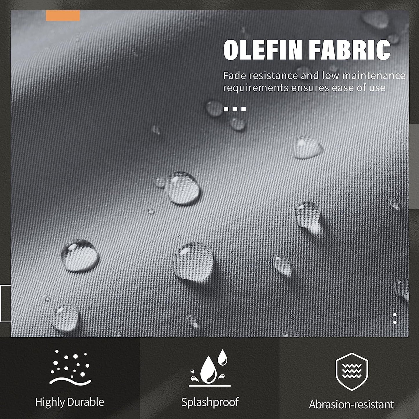 Mayincolor Aluminum Patio Furniture Set with Fire Pit Table, 5 Piece Metal Outdoor Furniture with Water-Resistant Cushions, Modern Patio Conversation Set for Balcony, Front Porch, and Backyard, Grey