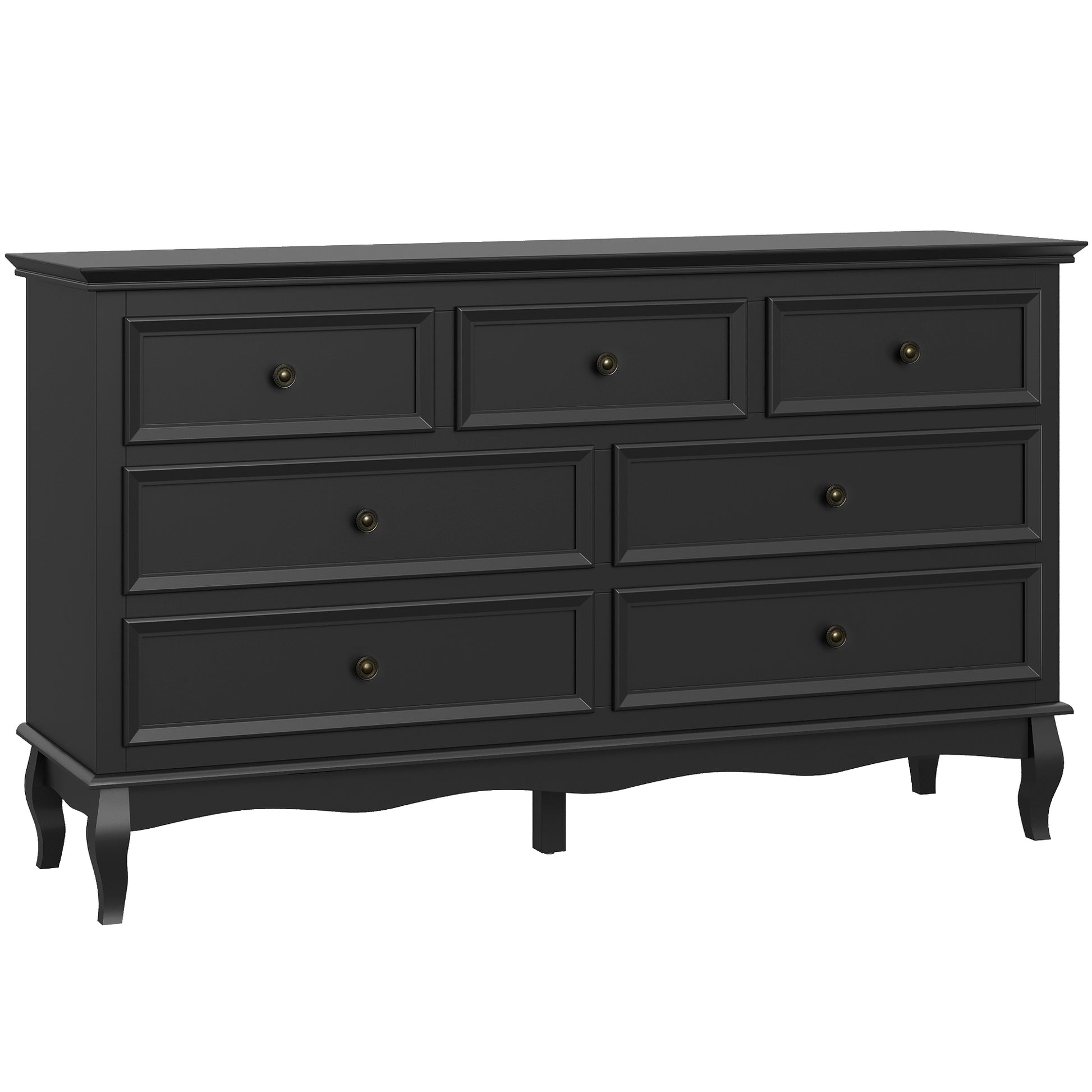 Royalcraft Dresser for Bedroom, 7 Drawers Dresser with Distinctive Wo RoyalCraft Royalcraft Dresser for Bedroom, 7 Drawers Dresser with Distinctive Wo RoyalCraft